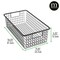 mDesign Modern Metal Kitchen Basket with Handles, 5.25" High, 8 Pack